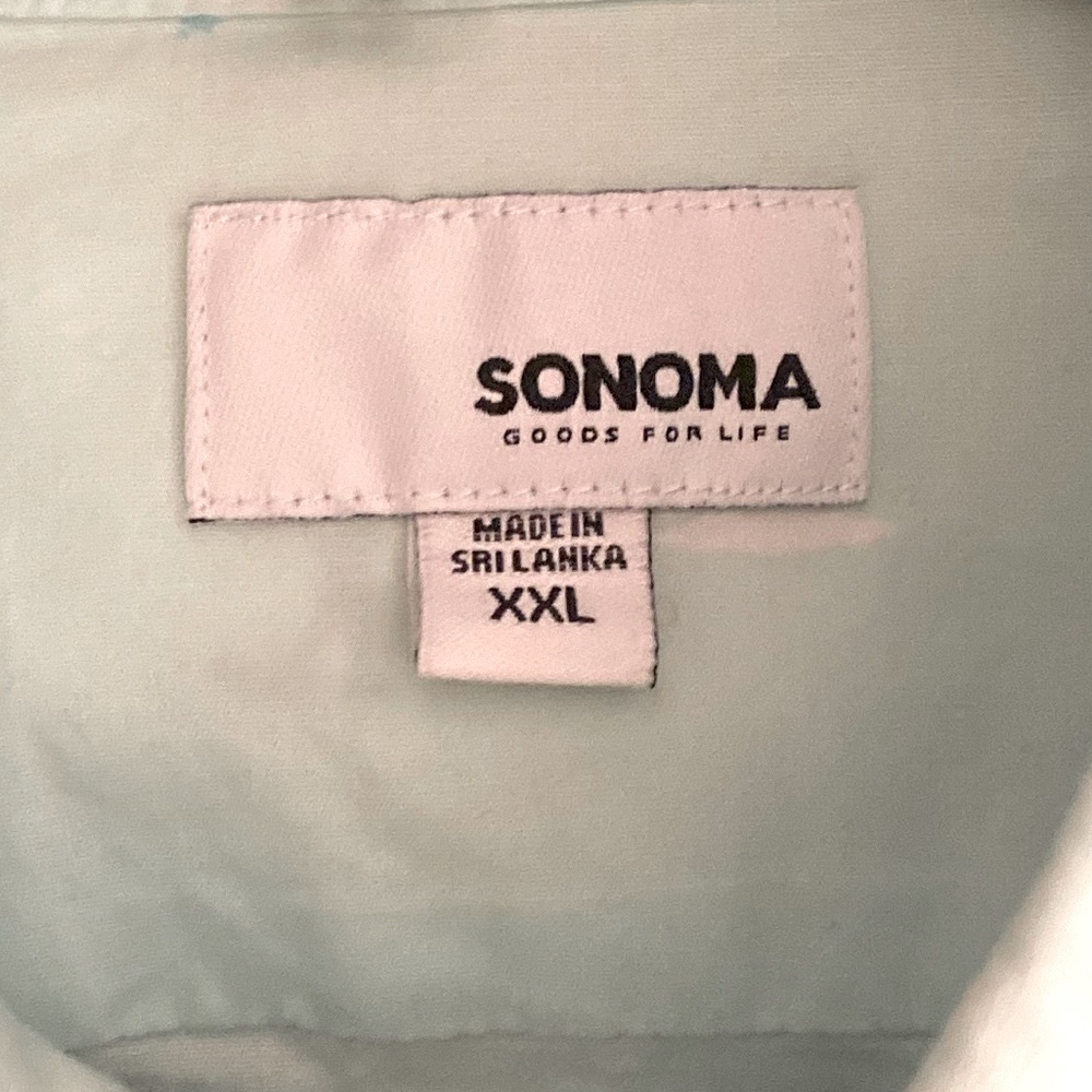 ❗️SOLD ❗️Men’s Sonoma Mint Surfer Casual Short Sleeve Button Down Shirt - Picture 5 of 8